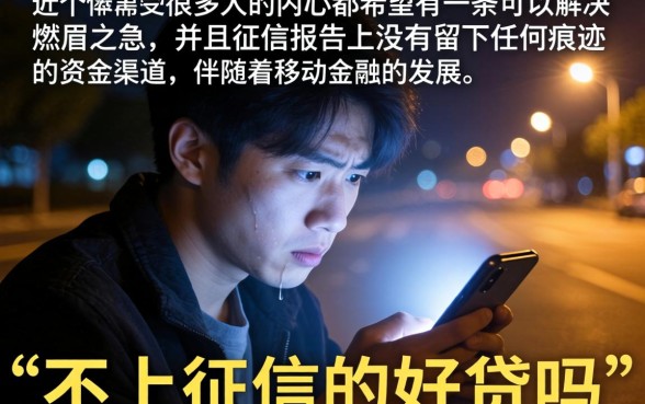 不上征信的好贷吗，诚意推荐5个手机身份证秒借现金的app