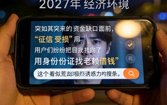 如何通过身份证找老赖借钱呢，规整5个征信花居然都下款了的口子