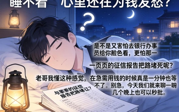 夜晚秒下的贷款口子,规整五个无视风控不看征信的网贷