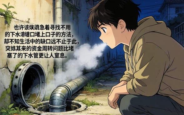 不用的下水道口怎么堵口子，罗列五个手机身份证秒借现金的软件