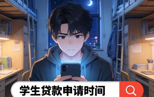 学生贷款申请时间，条列5个无视负债快速下款长期网贷的软件