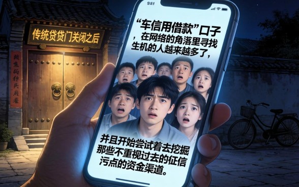 车信用借款的口子，归集5个芝麻分负面借款的平台