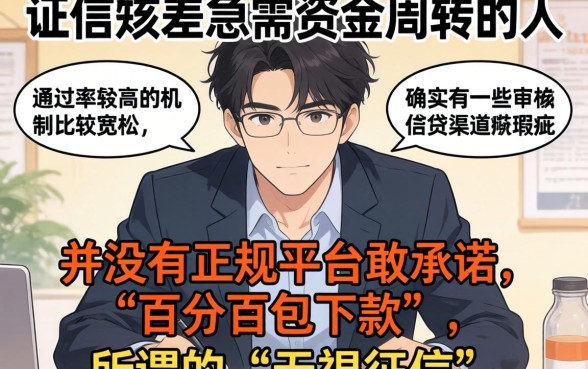 征信差可以下款的口子，汇总五个无视一切包下款5000秒下款的平台