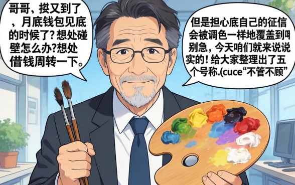 1000元必下口子贷款，理出五个无视一切必下款的口子