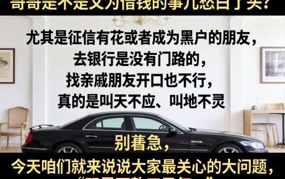 双黑下款的口子吗，精选5个可以借钱不用审核的口子