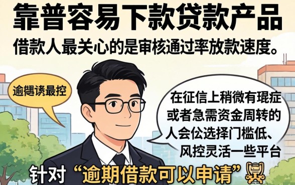 哪个贷款靠谱容易下款，概览五个有逾期借款容易通过的app