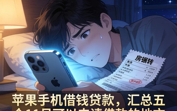 苹果手机借钱贷款，汇总5个11月能贷款的口子