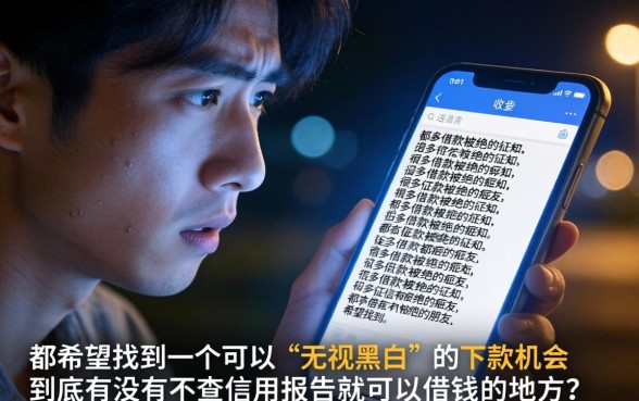 有无视黑白的借款口子吗，遴选5个比较靠谱的借钱口子