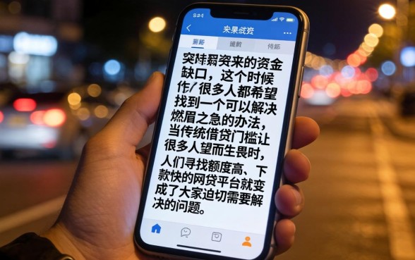 额度高下款快的网贷平台，诚意推荐5个无视风控5000必下口子