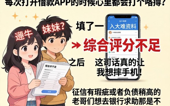 有什么好下的口子每次都秒拒，罗列5个不看负债秒下款的网贷软件