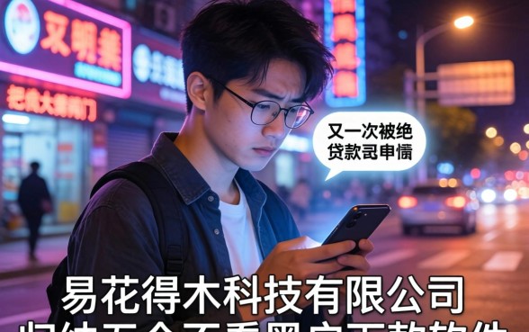 易花得木科技有限公司，归纳5个不看黑户下款的软件