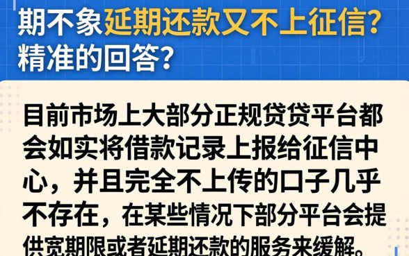 能延期还款不上征信吗，揭秘5个18岁借款神器快速下款口子