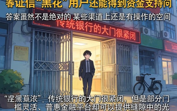 征信黑花了可以扶持吗，甄选五个无视逾期大数据花户黑户软件