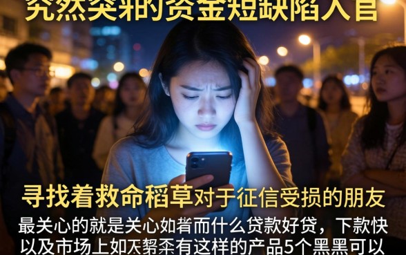 什么贷款容易过下款快，详细阐述5个黑户可以下的贷款软件