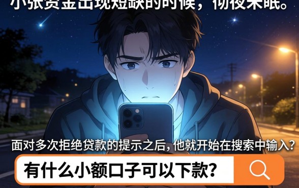 有什么小额口子好下款，陈列五个芝麻信用439分下款的口子