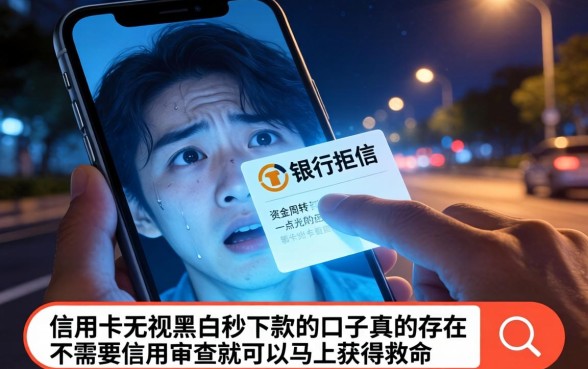 信用卡无视黑白秒下款的口子，归纳5个正规不看征信的小额贷款口子