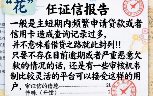 征信花了如何解决，理出5个12月能贷款的软件