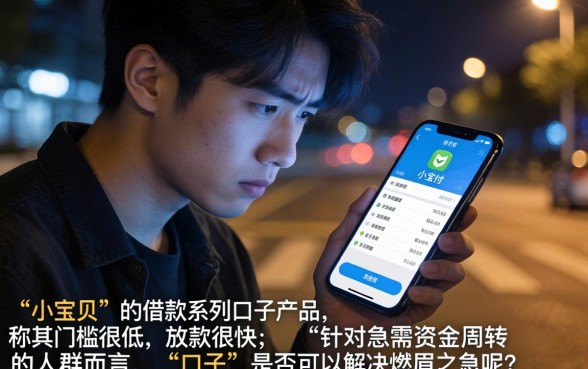 小宝贝借款系列的口子，梳理五个周周到贷款相同系列的软件