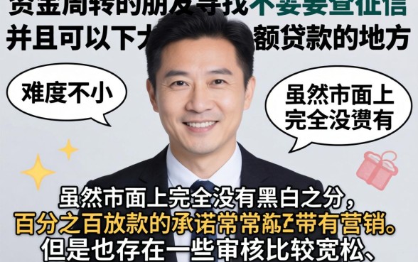 不查征信也能贷大额,遴选5个无视黑白100%秒下网贷小额夜间口子