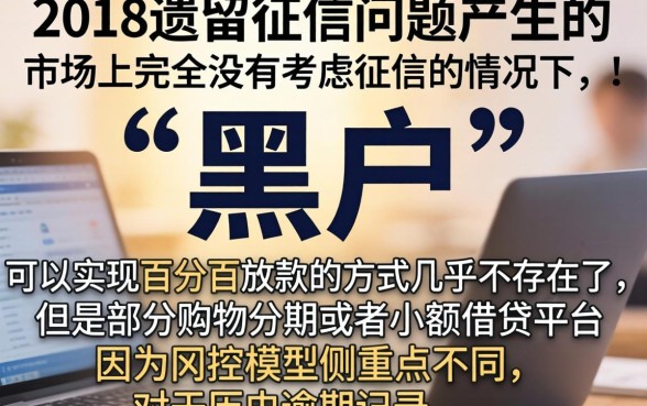 18年黑户能下款的口子，概括五个网贷无视不查征信软件