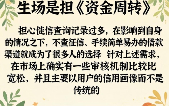 堵下水道口子的东西有哪些，汇整5个不上征信报告的贷款app