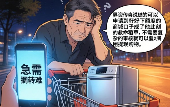 好下额度的商城口子，归集5个借款无视黑白无视年龄100%秒过app