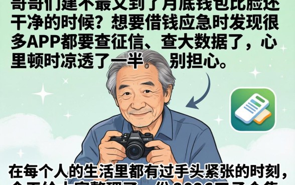 2026口子合集，详尽说明五个手机身份证秒借现金的口子