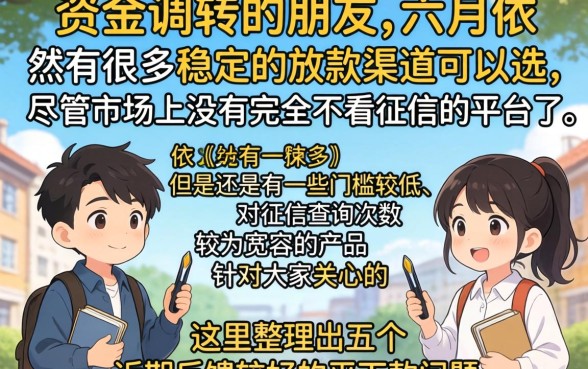 六月还在下款的口子,罗列五个不看征信查询的平台