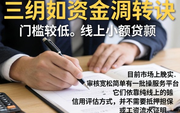 哪些好的借款平台，陈列五个不查流水的小额度贷款软件