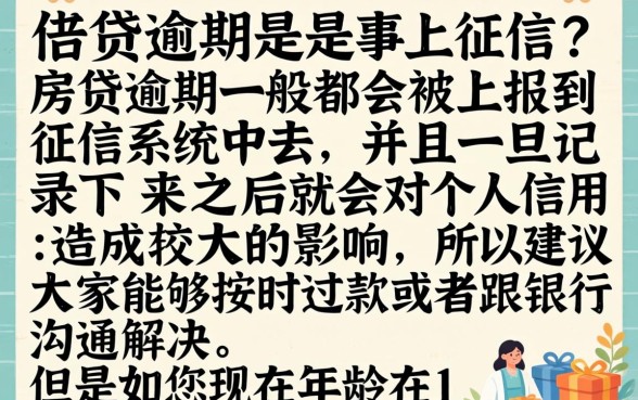 房贷逾期可以不上征信吗，枚举5个满19岁可以借款的口子