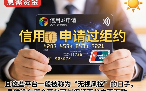 在申请信用卡的过程中，详细阐述五个无视风控5000必下口子