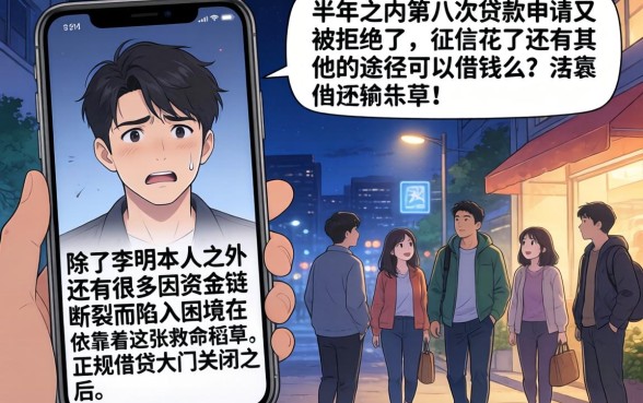 征信花了还有什么办法借钱,理出五个网贷黑口子必下款app