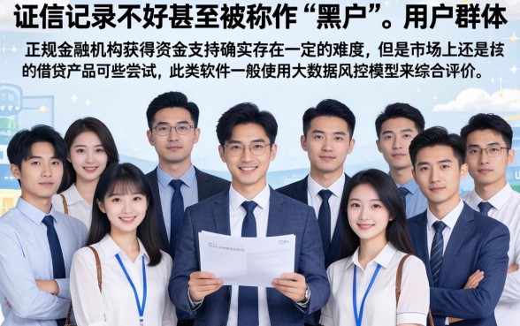 黑户用什么软件可以借到钱，整合5个无视黑白的网贷软件