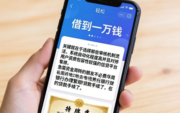 借款容易下款的口子，胪列五个APP容易借款1万块的平台