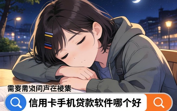 信用卡手机贷款软件哪个好，归集五个网贷无视不查征信口子