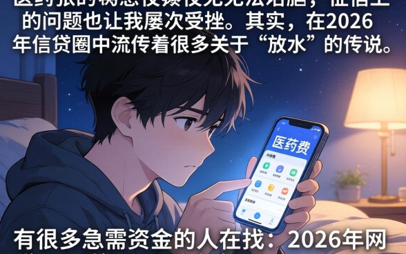 2026放水网贷口子，揭秘五个急用不求评分快借无忧的平台