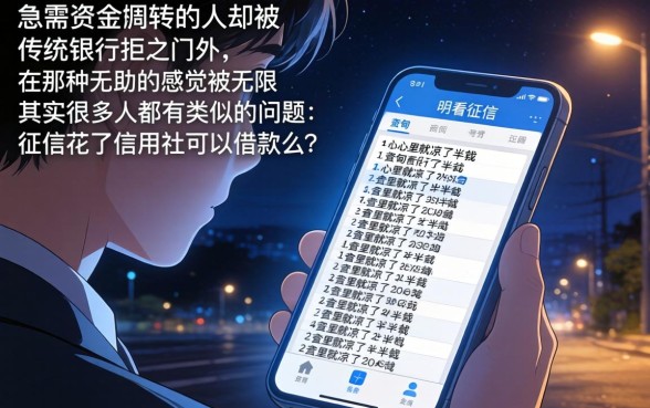 征信花了信用社能借款吗，诚意推荐五个网黑真正能下款的软件