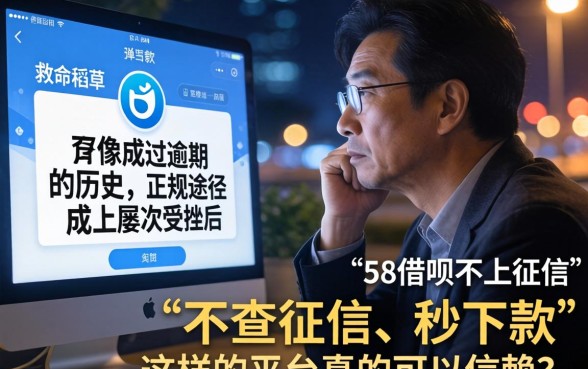 58借款不上征信可以吗,揭秘5个周周到贷款相同系列的平台