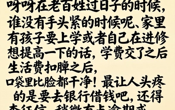 征信黑花了能上学嘛吗北京，热忱推荐五个公积金快速贷款软件