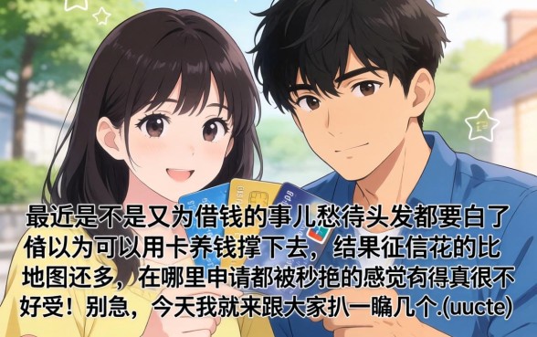 有信用卡能下款的口子，概括5个无视风控8000必下口子