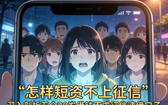 如何如何融资不上征信，深入剖析五个20岁借钱不求征信速借口子