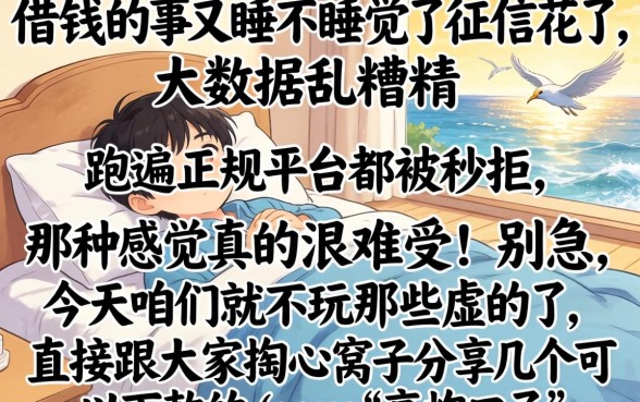 实测能下的高炮口子，倾情分享5个网贷大口子轻松借口子