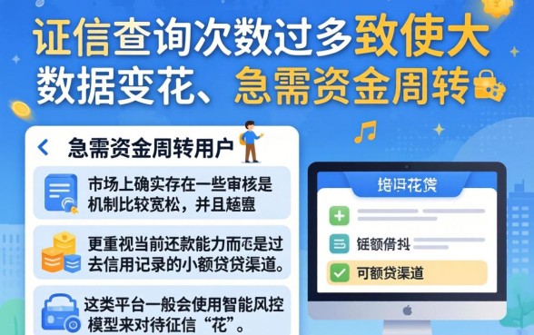 哪个口子不看征信容易下款，汇总五个征信花了可以借钱的网贷口子