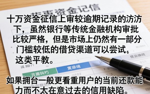 网上哪里可以贷款十万，条列5个有逾期借款容易通过的平台