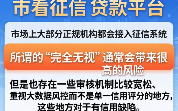 有啥贷款不看征信的平台，枚举5个无视评分的贷款口子