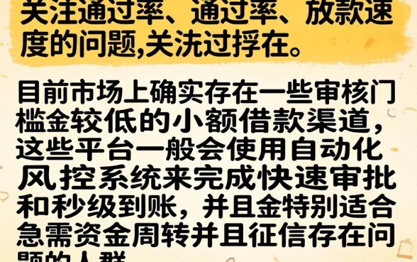 哪个小额借款平台通过率最高，概括五个不看征信网贷平台放款快的软件