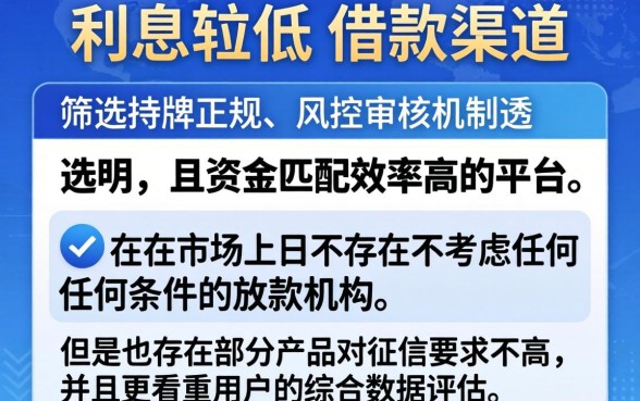 哪里借款利息低点呢，深入剖析五个无视一切下款的平台