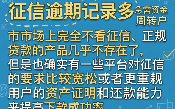 哪些不上征信的口子好下款，枚举5个逾期太多能下款软件