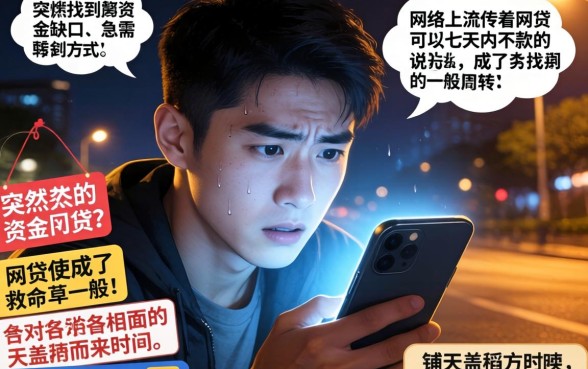 网贷容易下款七天口子，详细阐述5个不看征信无视黑白百分百下款网贷app