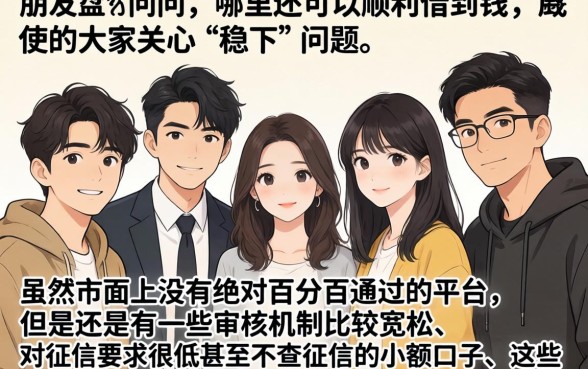 交流下最近稳下的口子，鼎力推荐五个无视征信秒下款的口子